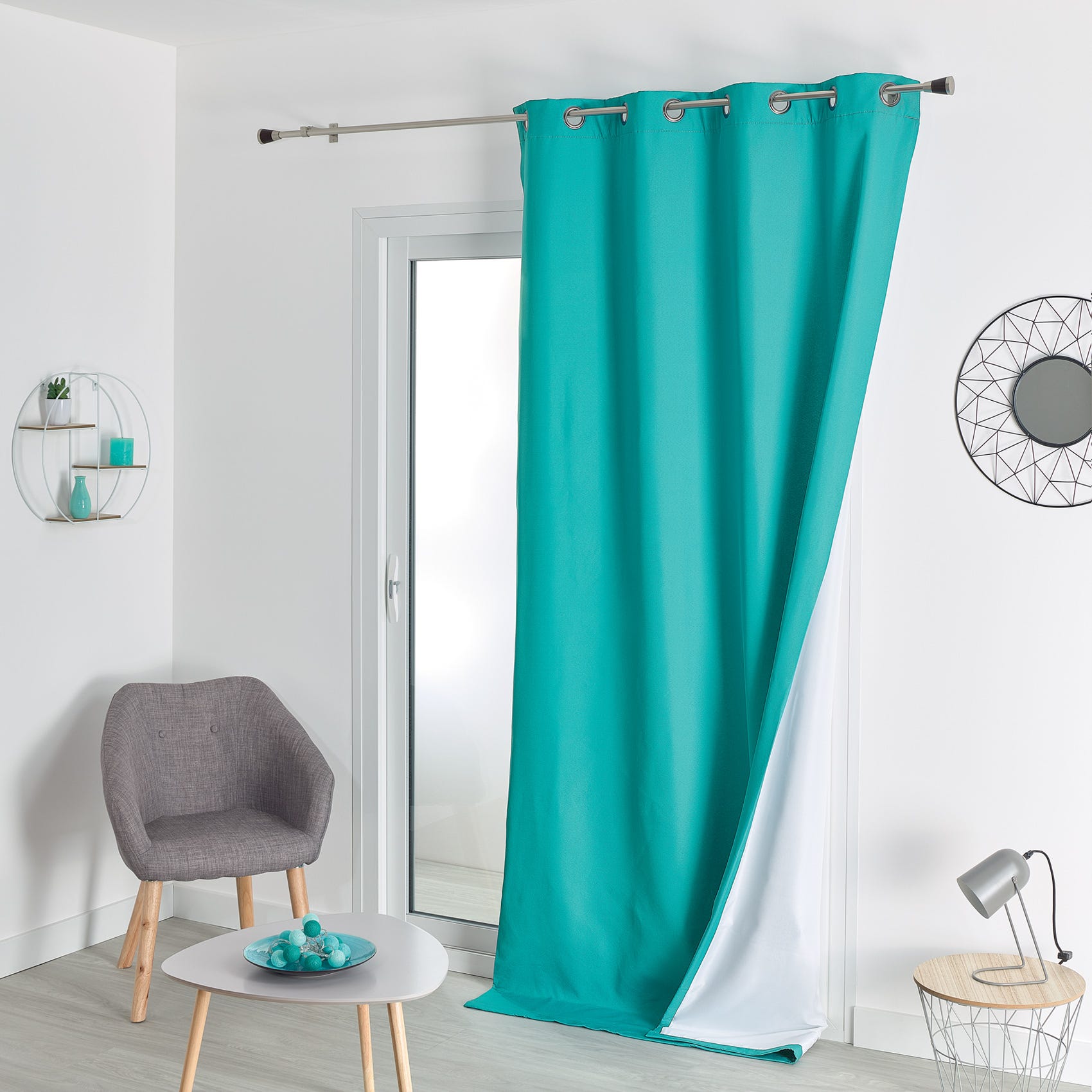 Rideau isolant thermique et phonique uni bleu marine Coloris Bleu marine Taille 140x240cm Rideau isolant thermique et phonique uni bleu marine Coloris Bleu marine Taille 140x240cm