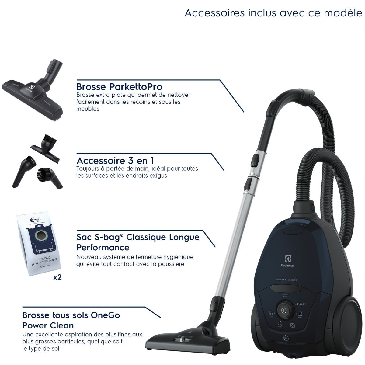 Aspirateur avec sac ELECTROLUX Pure D8 PD82-4ST - 3