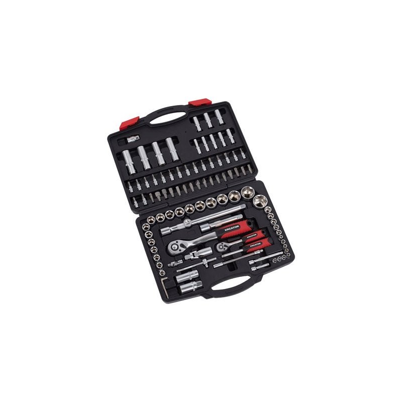 Coffret Outils Kraft Muller CRV 171 Pièces Douilles, Cliquets, 2 Clés