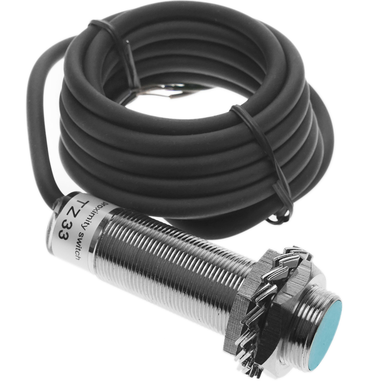 Sensore di Prossimà Induttivo M18 Non Schermato a 2 o 3 Fili, Distanza 12mm, IP67, con Certificazione CE, Alta Precisione, 110v 220v 230v  502