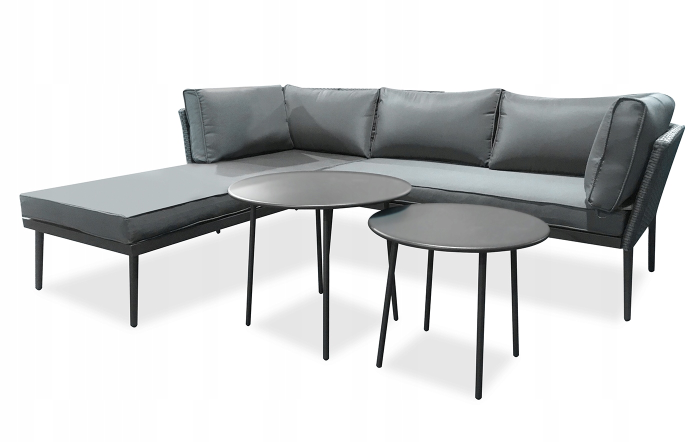 Zestaw mebli Spargi do ogrodu i na taras narożnik + 2x stół