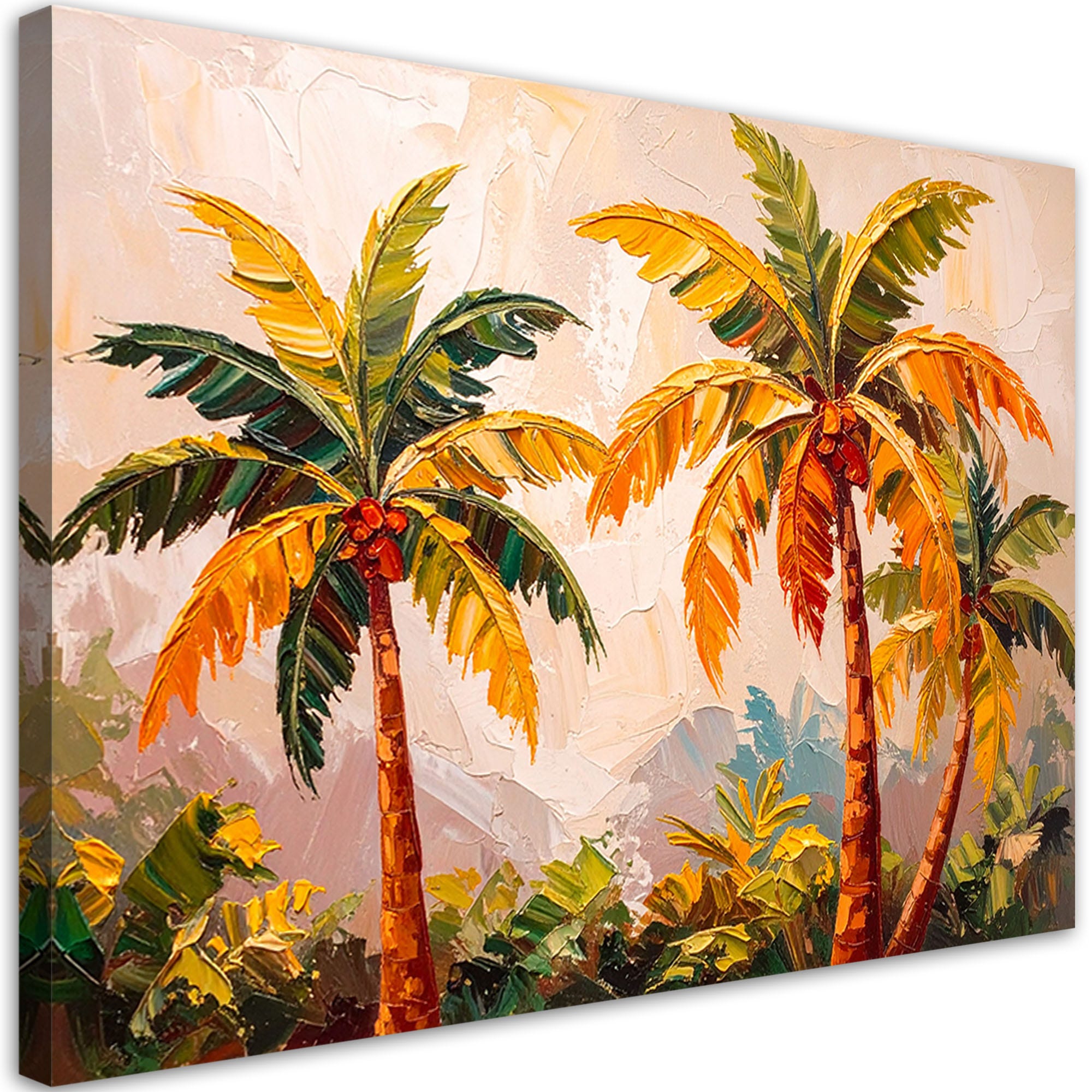 Papier Peint Jungle 350x256cm style 3D Jungle Tropiques Palmiers Feuillage Arbres Nature pour Papier Peint Jungle 350x256cm style 3D Jungle Tropiques Palmiers Feuillage Arbres Nature pour