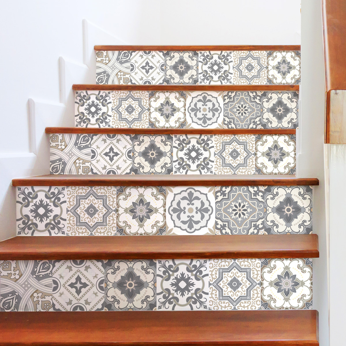 Vinilos tubo de subida azulejos carenza x 2 - adhesivo de pared - revestimiento sticker mural decorativo - 2tirasde15cmx105cm