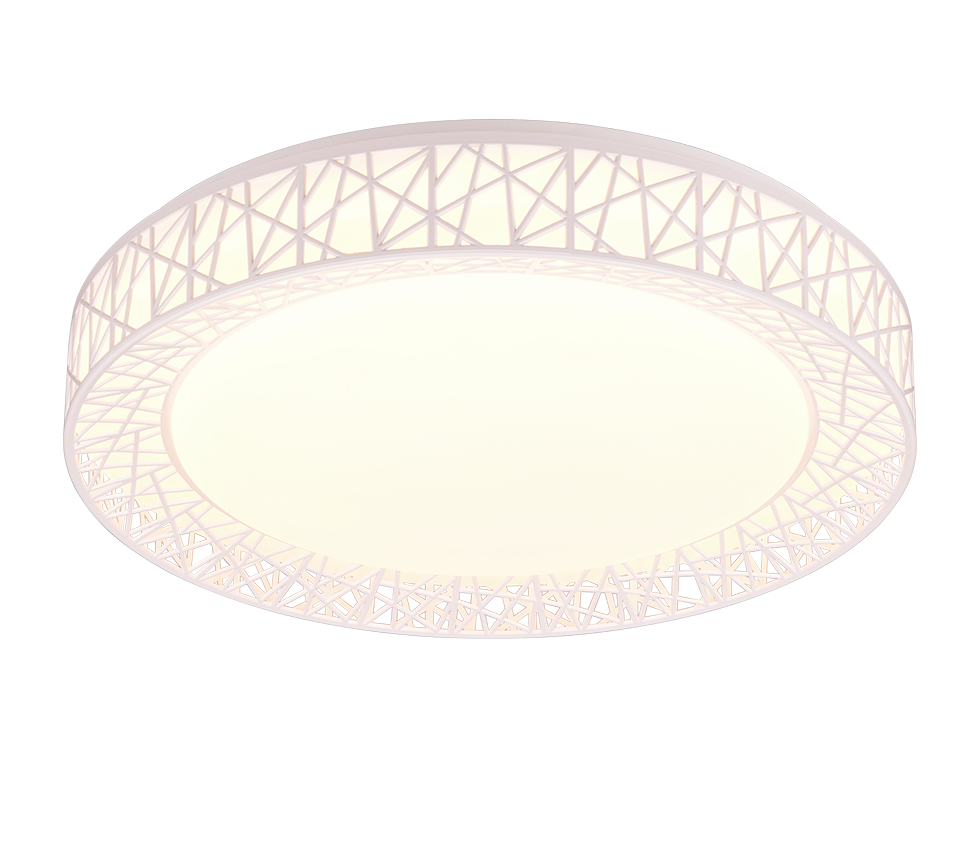 Plafon Cluster okrągły biały LED 40W 2700K-6500K 4300lm z pilotem wym: 9 x 48 cm IP20 tworzywo sztuczne RL