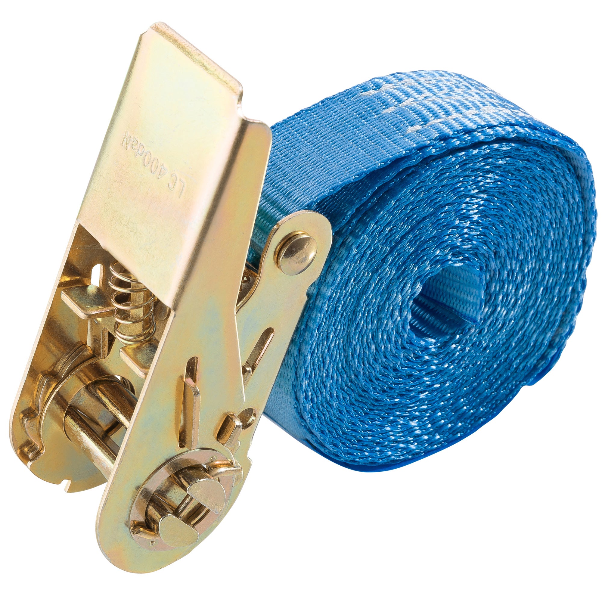AREBOS 10 x Sangle d'Arrimage Sangle à Cliquet Sangles pour Transport Moto Camion Sangle Arrimage 4m x 25mm 800 daN en Une Partie - 2