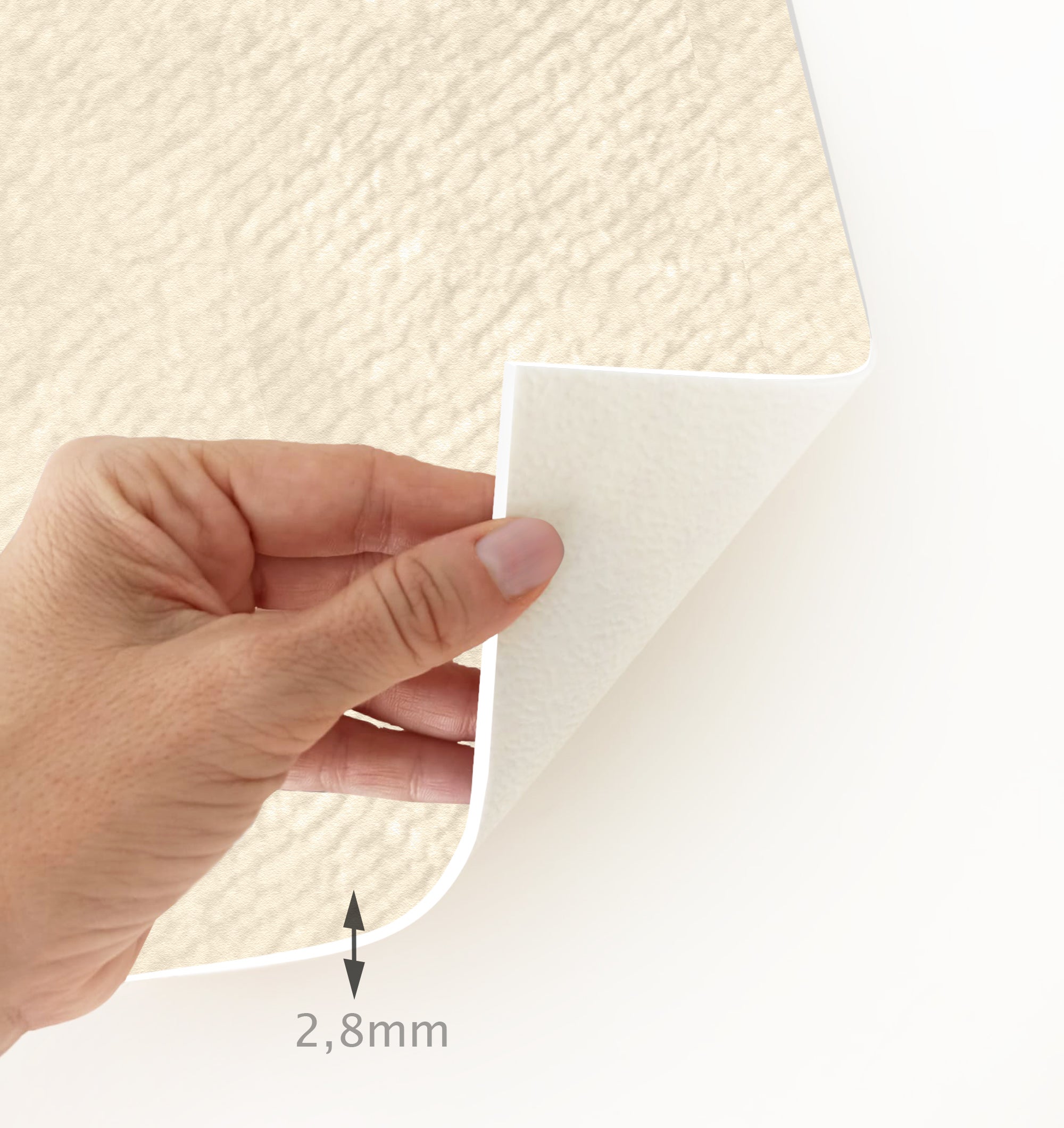 Tapis antidérapant en vinyle Arcadia 200x300 cm - PVC imprimé, lavable, ignifuge, pour le salon et la cuisine, style moderne - 3