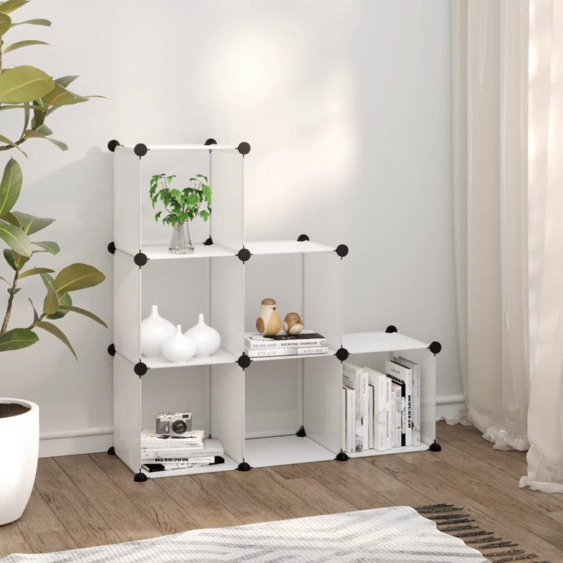 Cubes de rangement 6 pcs Transparent PP | Leroy Merlin