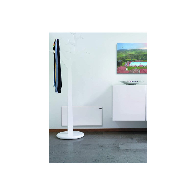 Pack ADAX Radiateur électrique blanc - 1000 W - 762x370x90mm - Neo Basic NP10 KDT - Pieds pour radiateur P blancs - 195x290mm - 3