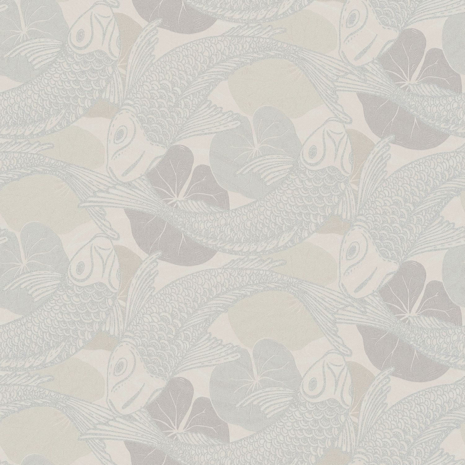 Profhome 378596-GU Papier peint asiatique lisse subtilement chatoyant 5,33 m2 | Leroy Merlin