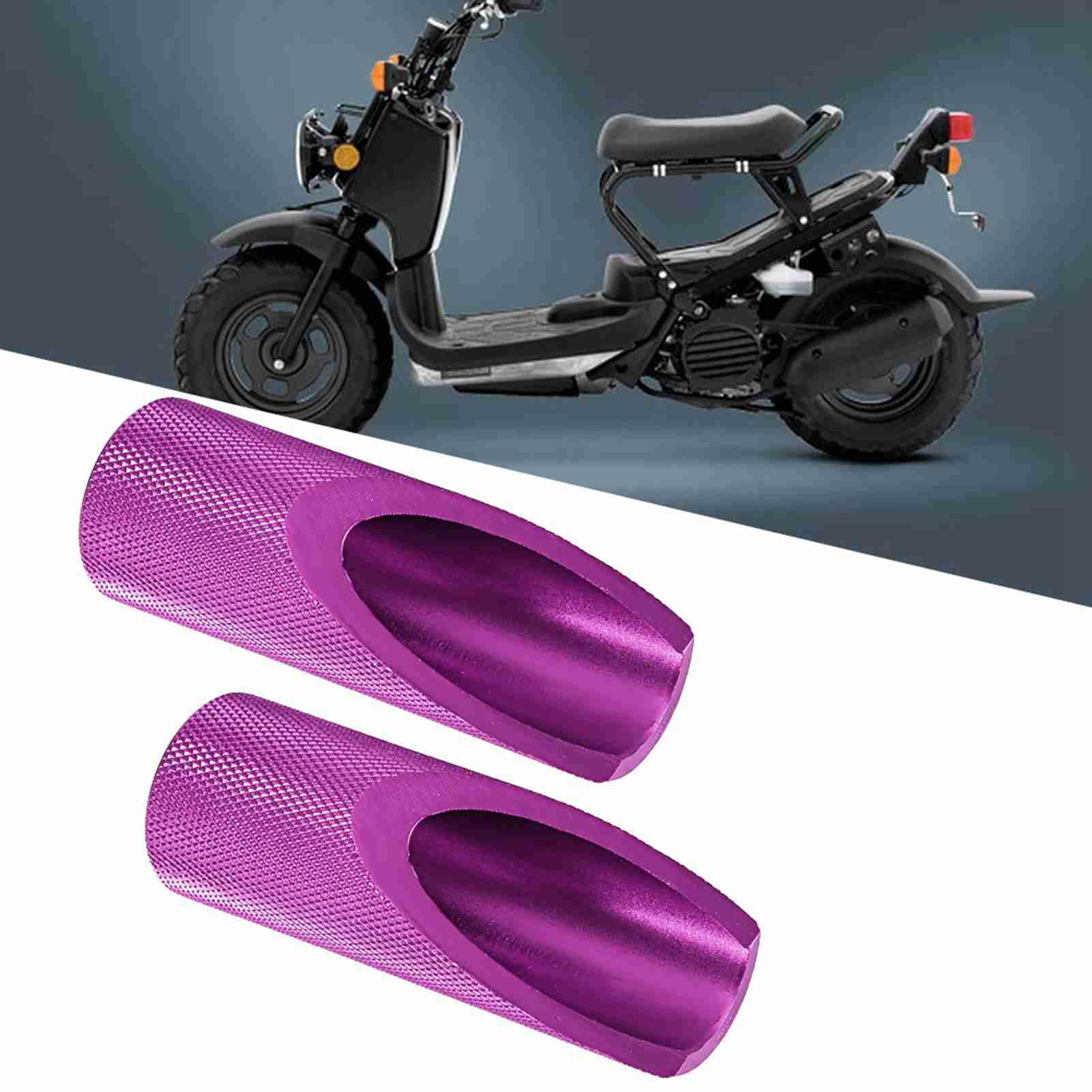 Akozon Repose-pieds de moto Paire de Repose-Pieds Arrière Pédales en