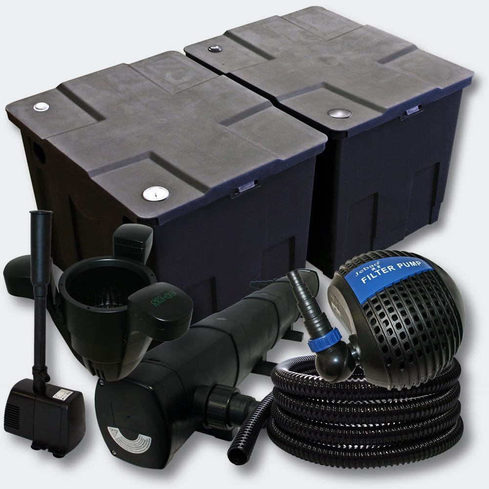 Set Filtrazione Laghetto 60.000L - Filtro Bio + UV 72W + Pompa - Kit Completo - Foto 8