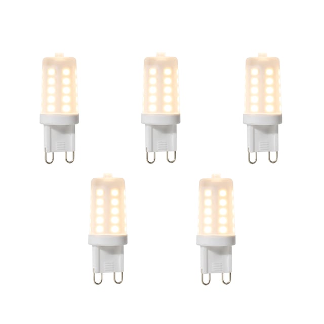Lot de 5 ampoules LED G9 à intensité variable 3W 280 lm 2700K