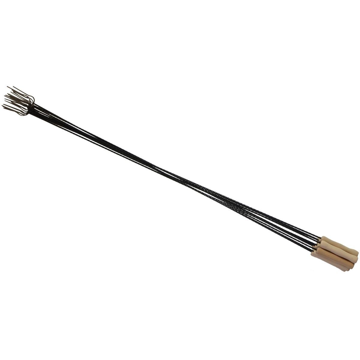 Widelec ogniskowy stalowy 130 cm komplet 10 sztuk