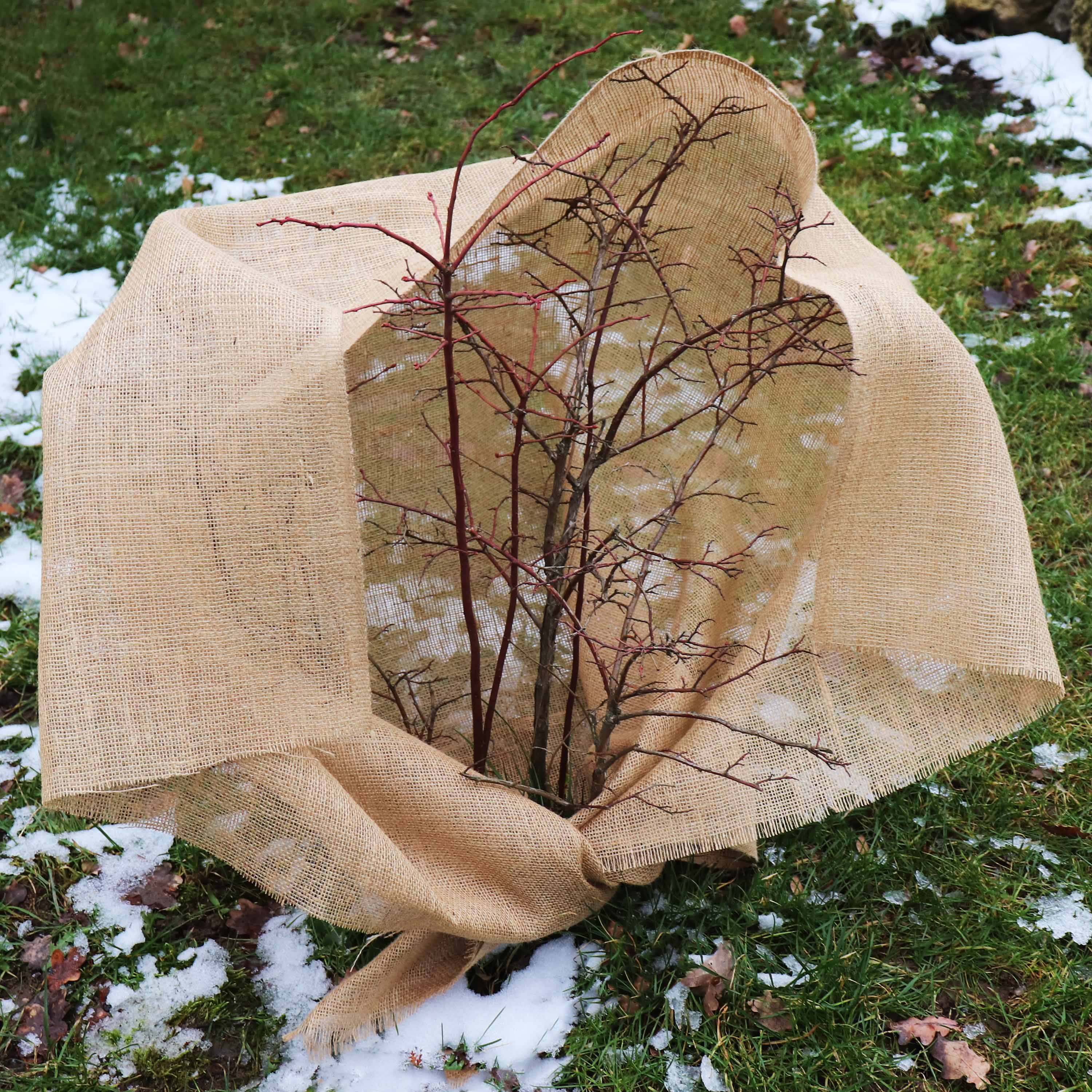 5m x 1m tissu de jute 215g/m² tapis de jute jute de jardin tissu de jute toile de jute ruban de jute - 7