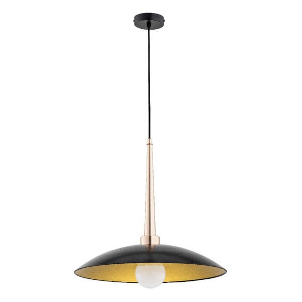 Lampa wisząca Velian gold antyk 1xE27x15W styl klasyczny wym: 84 x 48 x 48 cm szkło Alfa