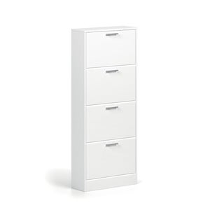 MMOU Armadio Scarpiera con Ripiani Scarpiera a 11 Livelli, Porta Scarpe Verticale Stretto, Mobile Portascarpe per 11 Paia di Scarpe per Ingresso, Corridoio (Size : 30 * 33 * 188cm