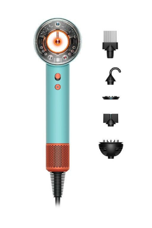 Dyson Asciugacapelli Supersonic Nural (acquamarina/tangerine