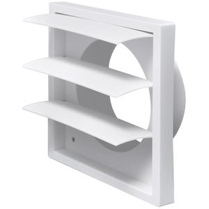 PLCatis Válvula Antirretorno DN150mm Para Ventilación: Impide El Retorno De Aire En Secadoras Y Campanas (Incluye 2 Abrazaderas Inox)