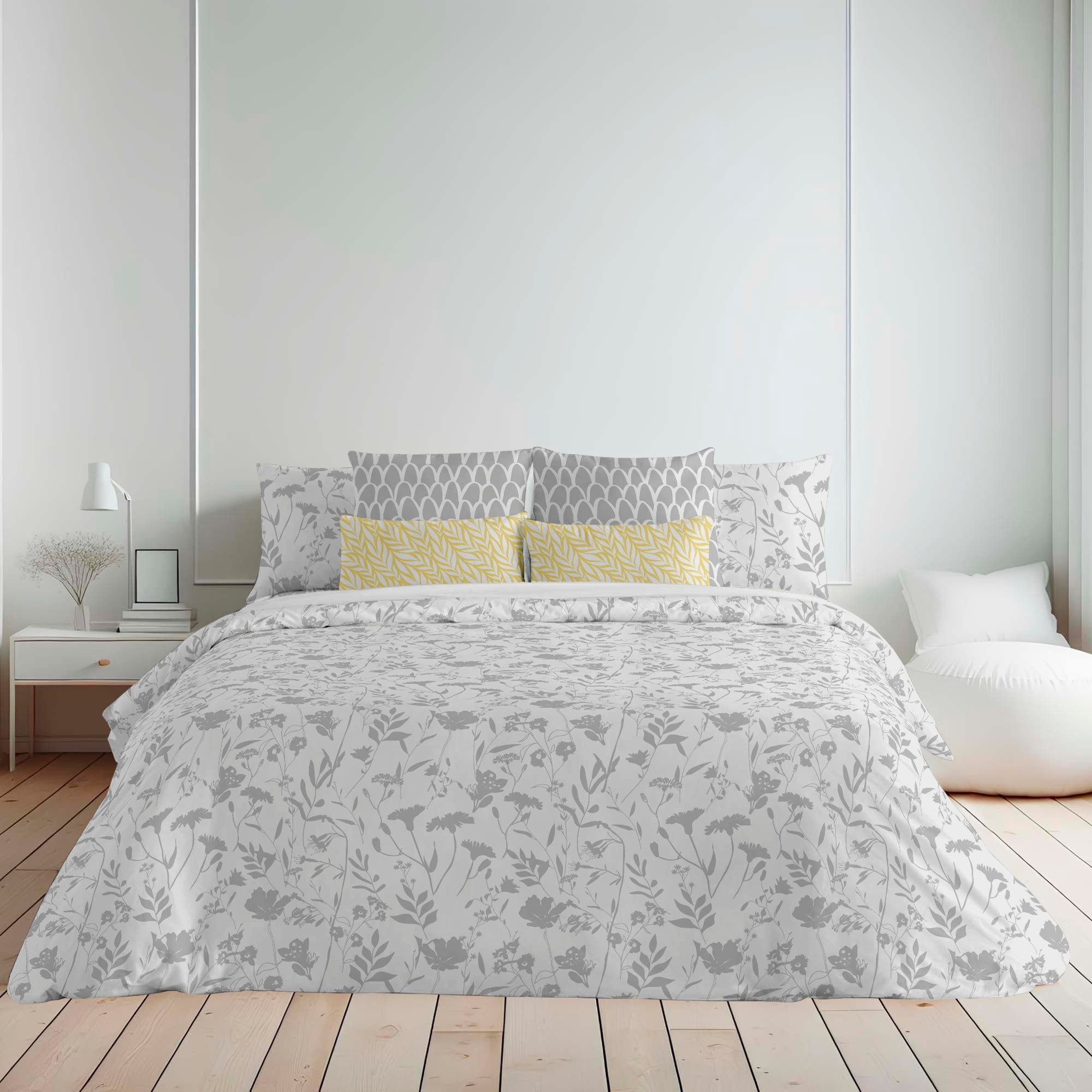 Housse de couette en coton avec boutons Utrech - 260X240 Cm | Leroy Merlin