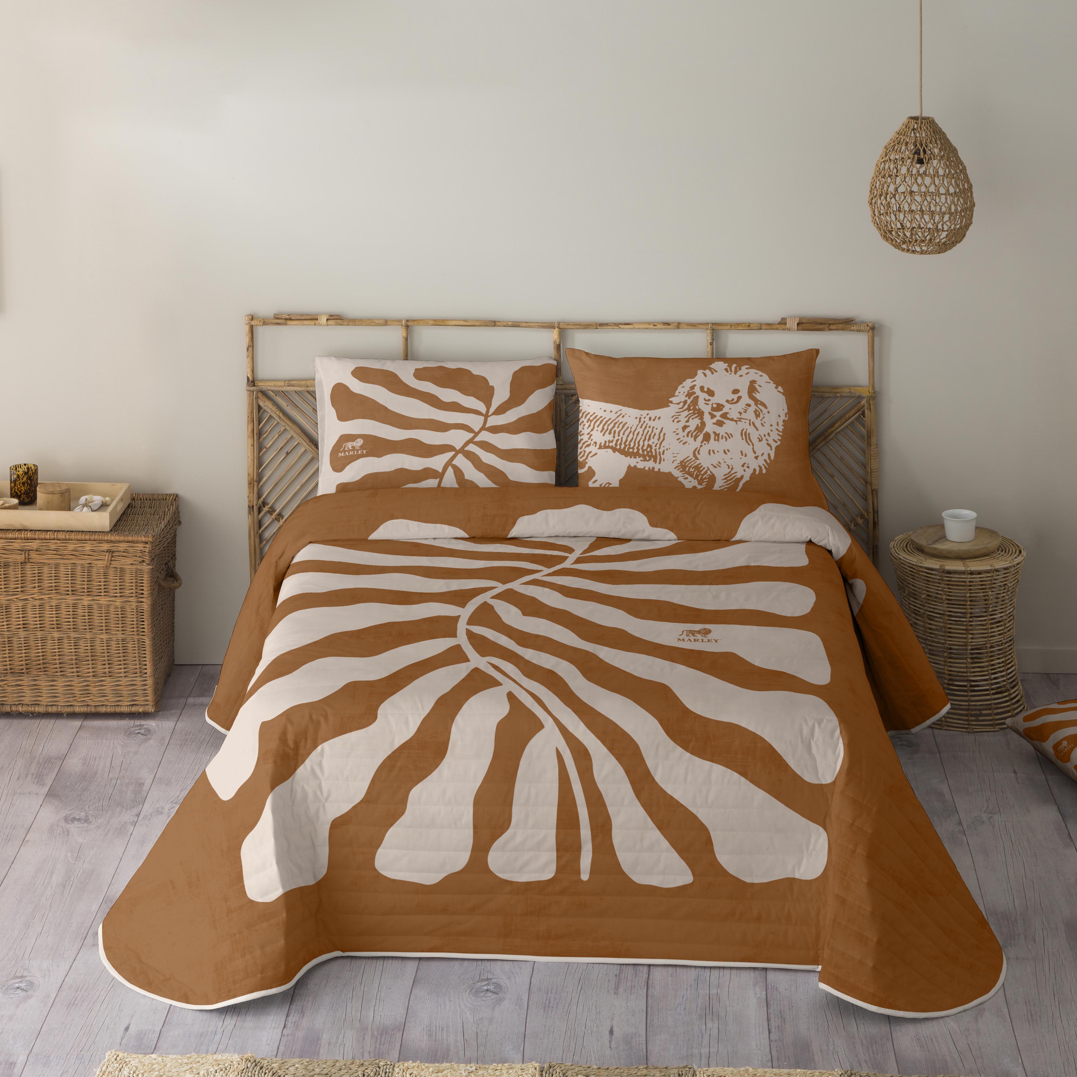 Marley - colcha bouti estampada cama 180 - microfibra - extra suave - incluye colcha bouti + 2 fundas de cojines - cockpit
