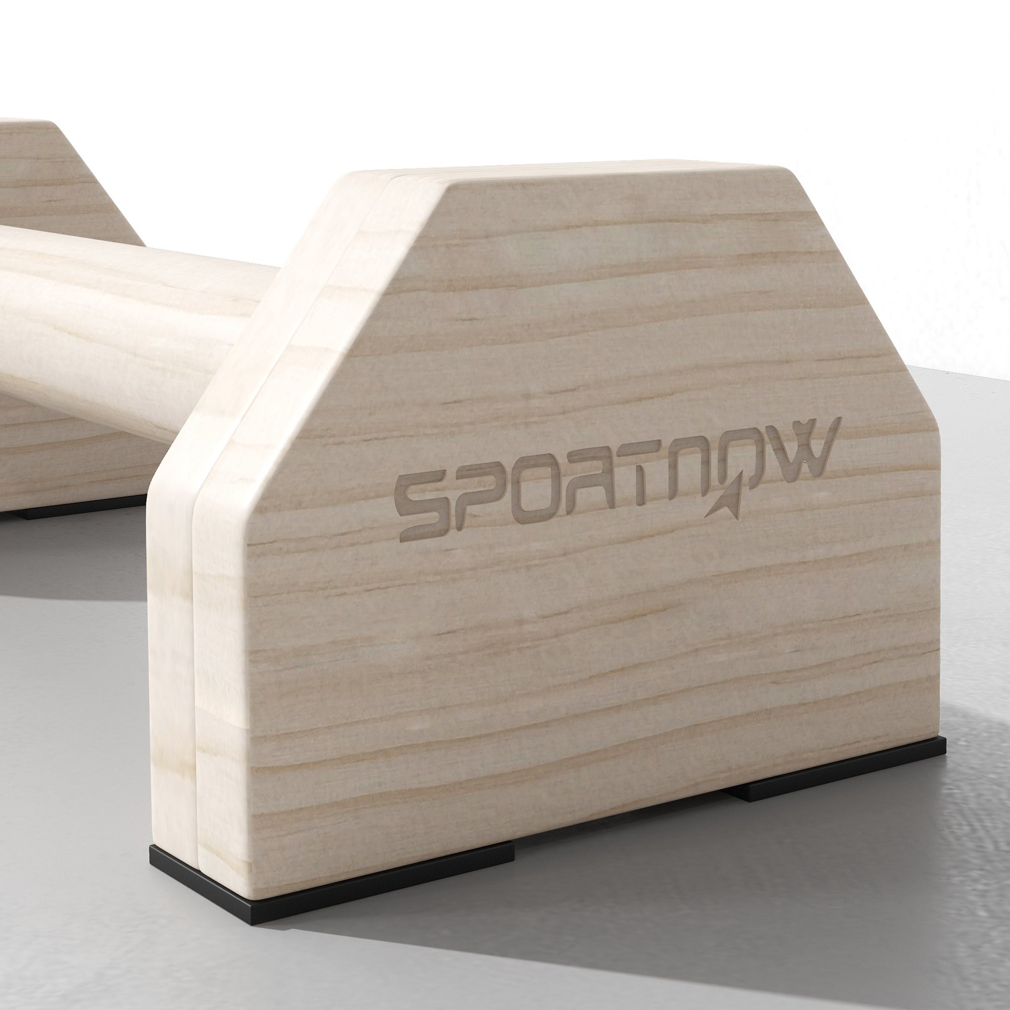 Barras Paralelas de Madeira SPORTNOW Madeira de faia Cor de madeira natural 30x13x10 cm - 5