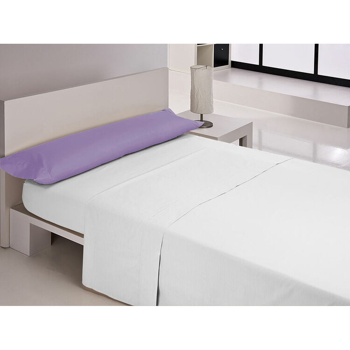 Funda de almohada happy home mix colors lila cama de 180/200 144 hilos 50 x 75 cm (2 unidades)