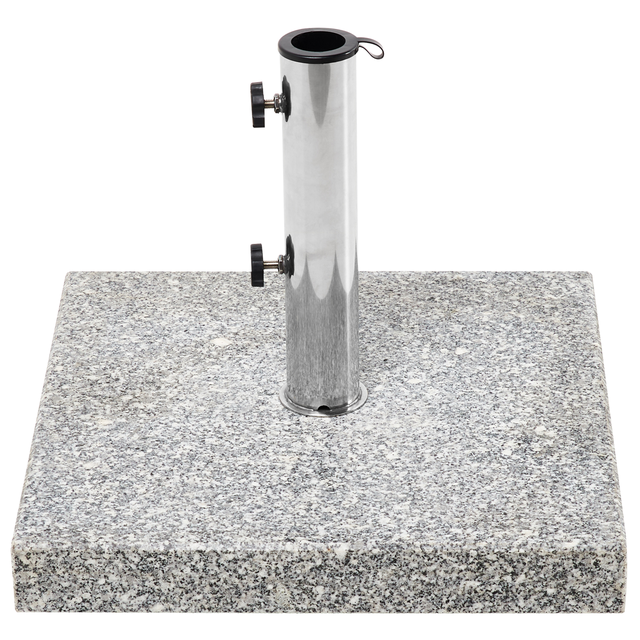 Piastrella Per Base Ombrellone In Cemento E Granito - 22Kg - Made In Italy