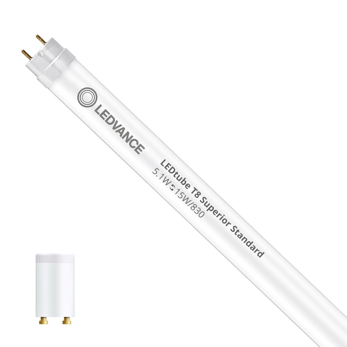 Ledvance Tube LED T8 Superior (EM/Direct 230V) Standard Output 5.1W ...
