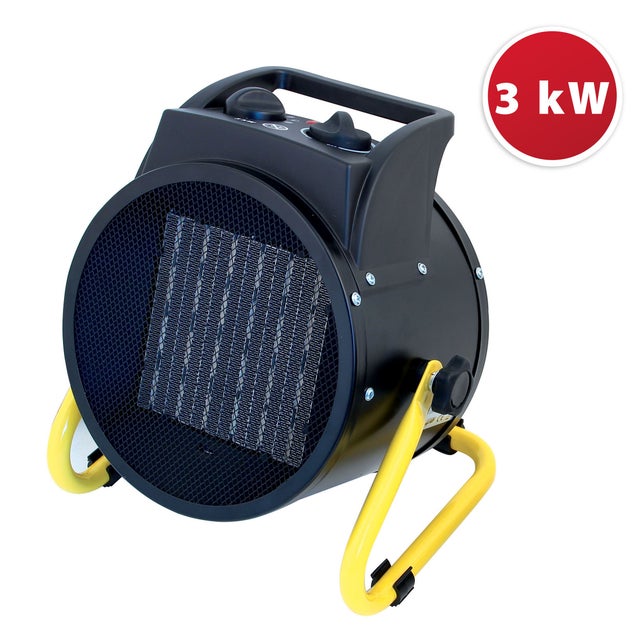 Chauffage d'atelier 3KW, soufflant, avec éléments céramique