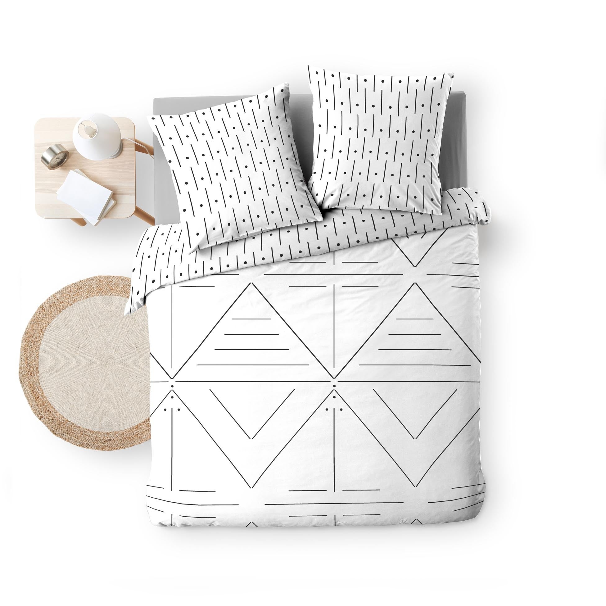 Douceur d'Intérieur Etna 3-Piece Bedding Set (260 x 240 cm) 100% Cotton