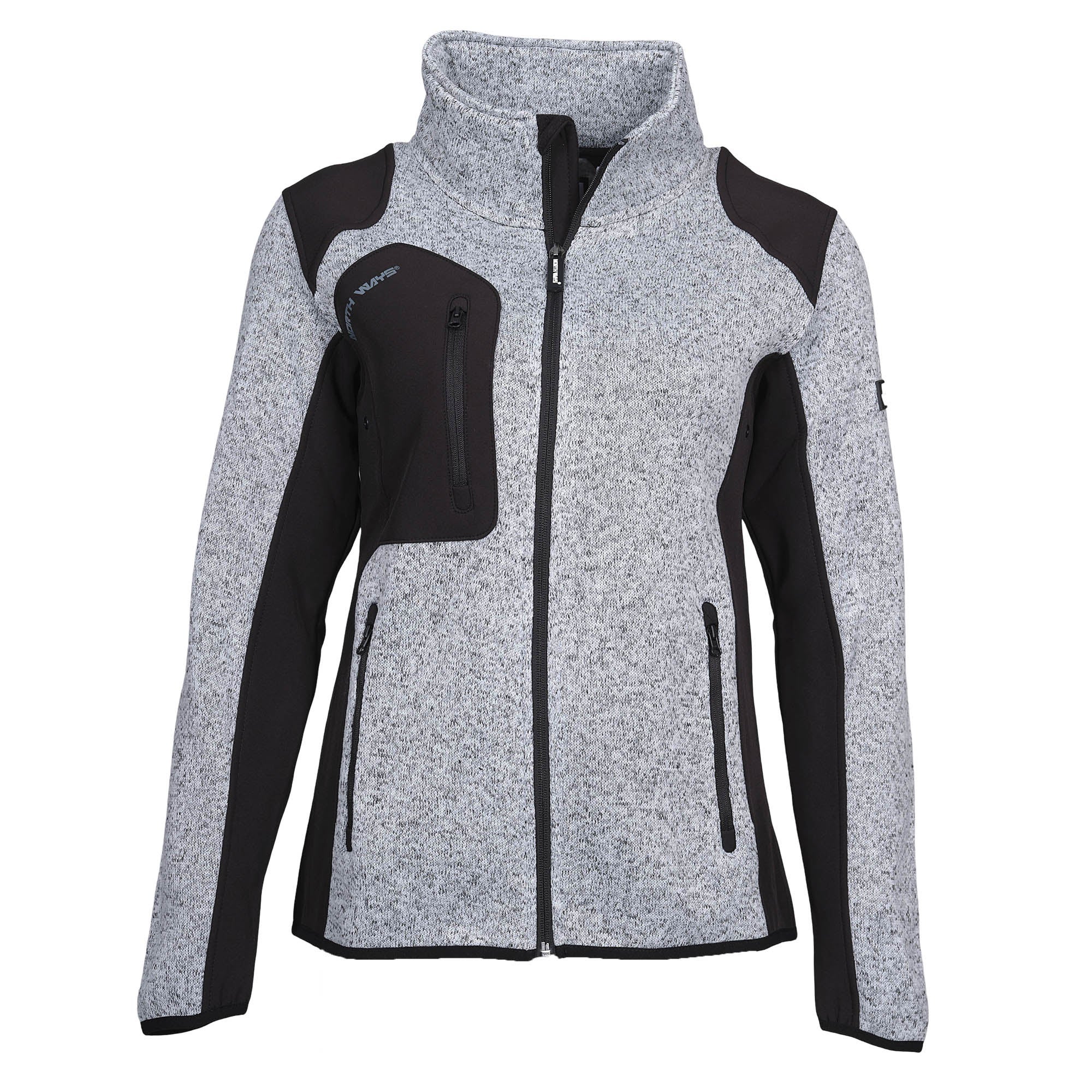 LOUISE - GILET DE TRAVAIL - 1467 Gris clair chiné M - 5