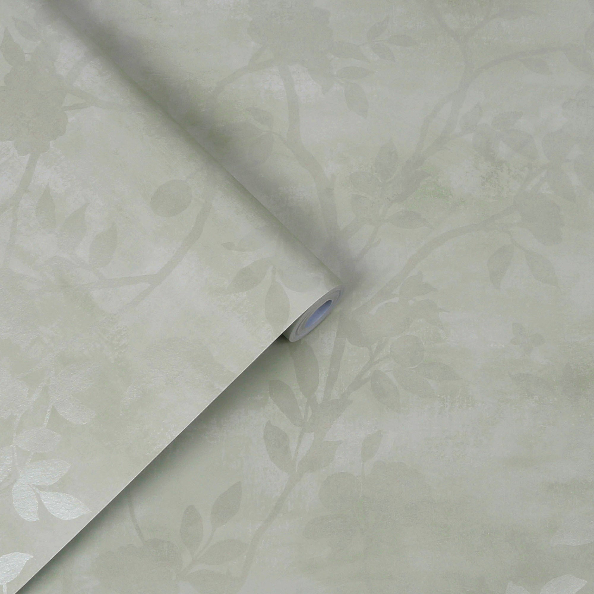 Laura Ashley Tapeta filzelinowa EGLANTINE SILH 10 m x 52 cm