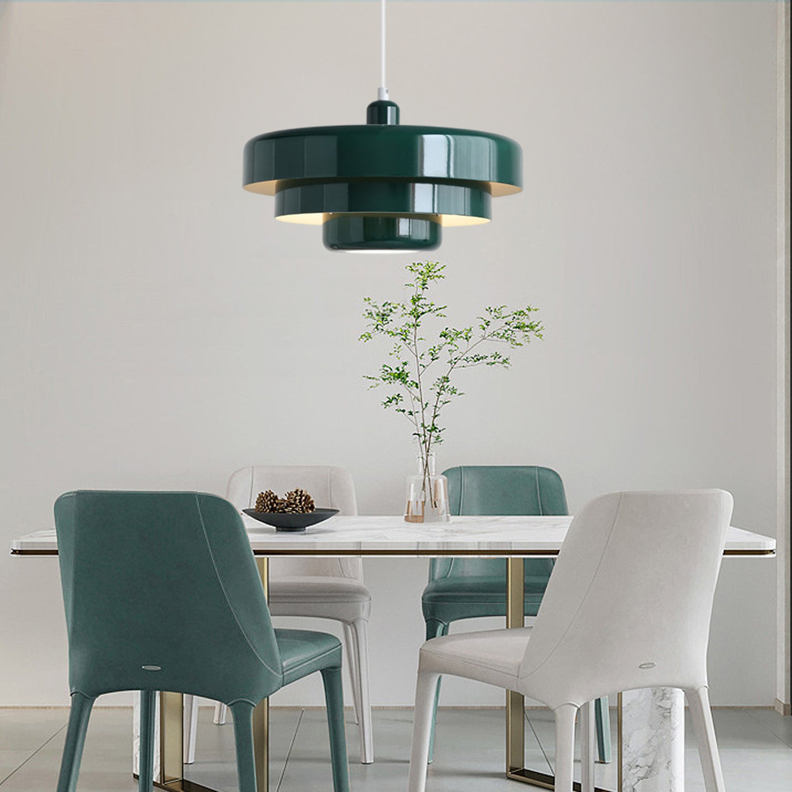 Lustre de café scandinave moderne antique et créatif D35CM - 6