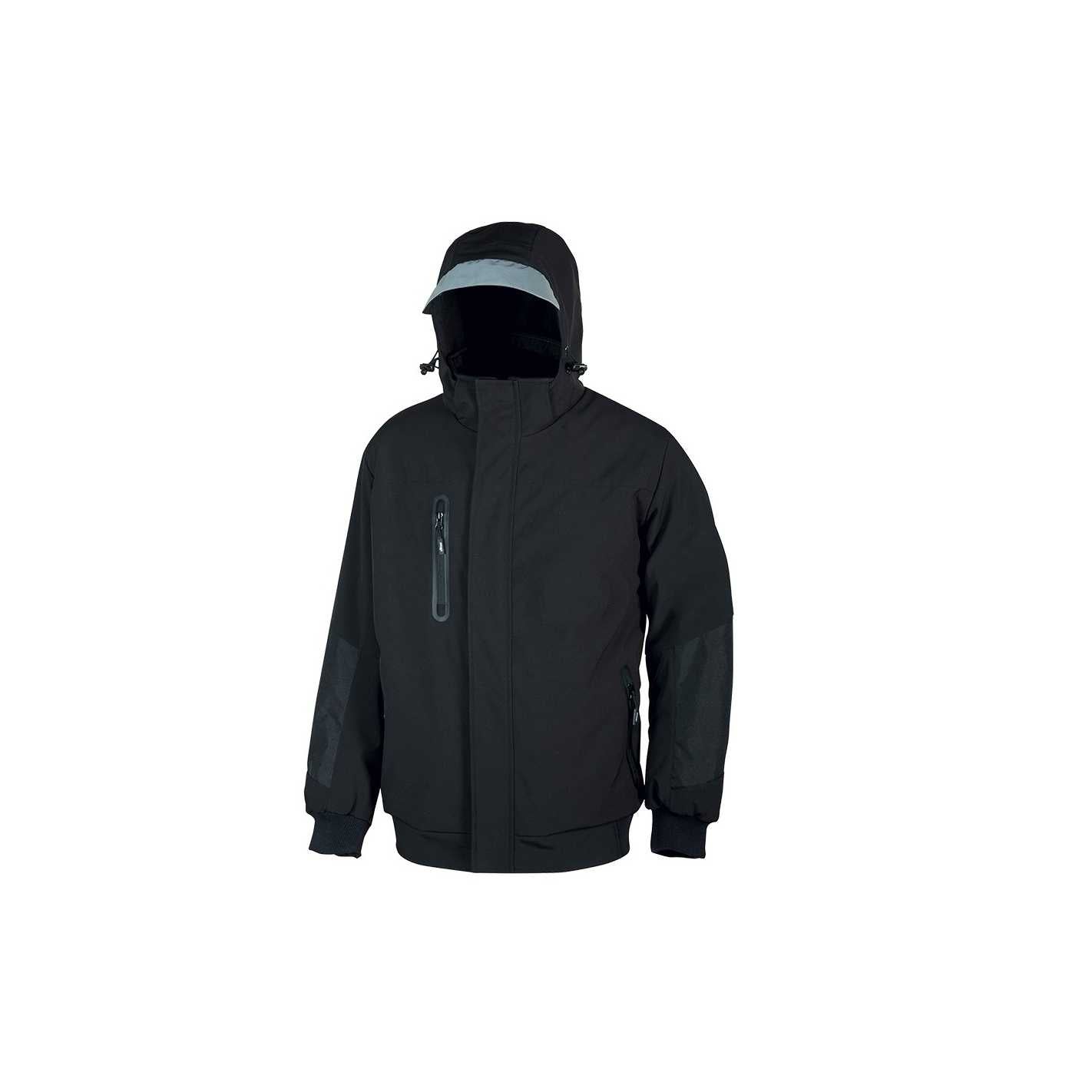 U-Power - Veste en tissu Softshell rembourrée Stretch noir BLAZE - Noir - M - 7