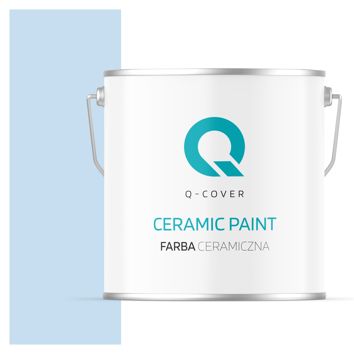 Farba Ceramiczna Do Ścian i Sufitów Q-Cover Błękit H0169 Głęboki Mat 5L
