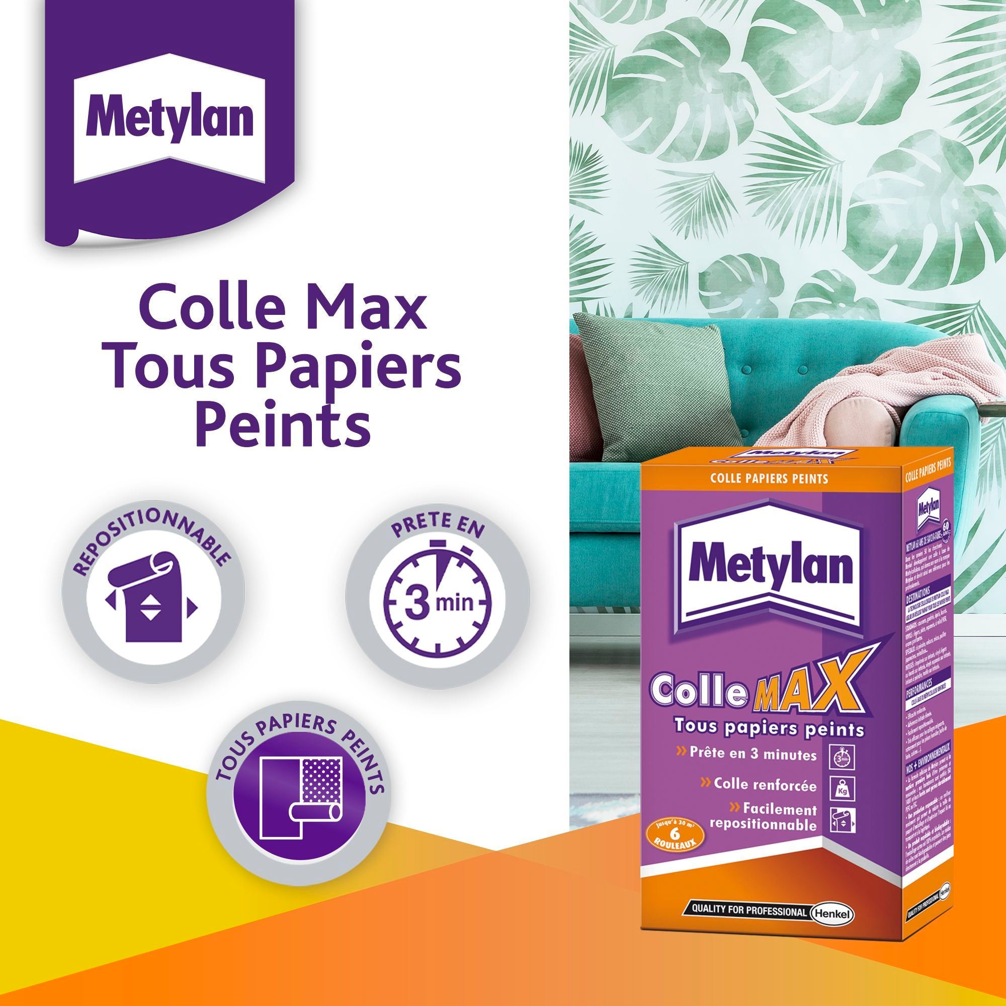 Colle papiers peints max METYLAN - 5