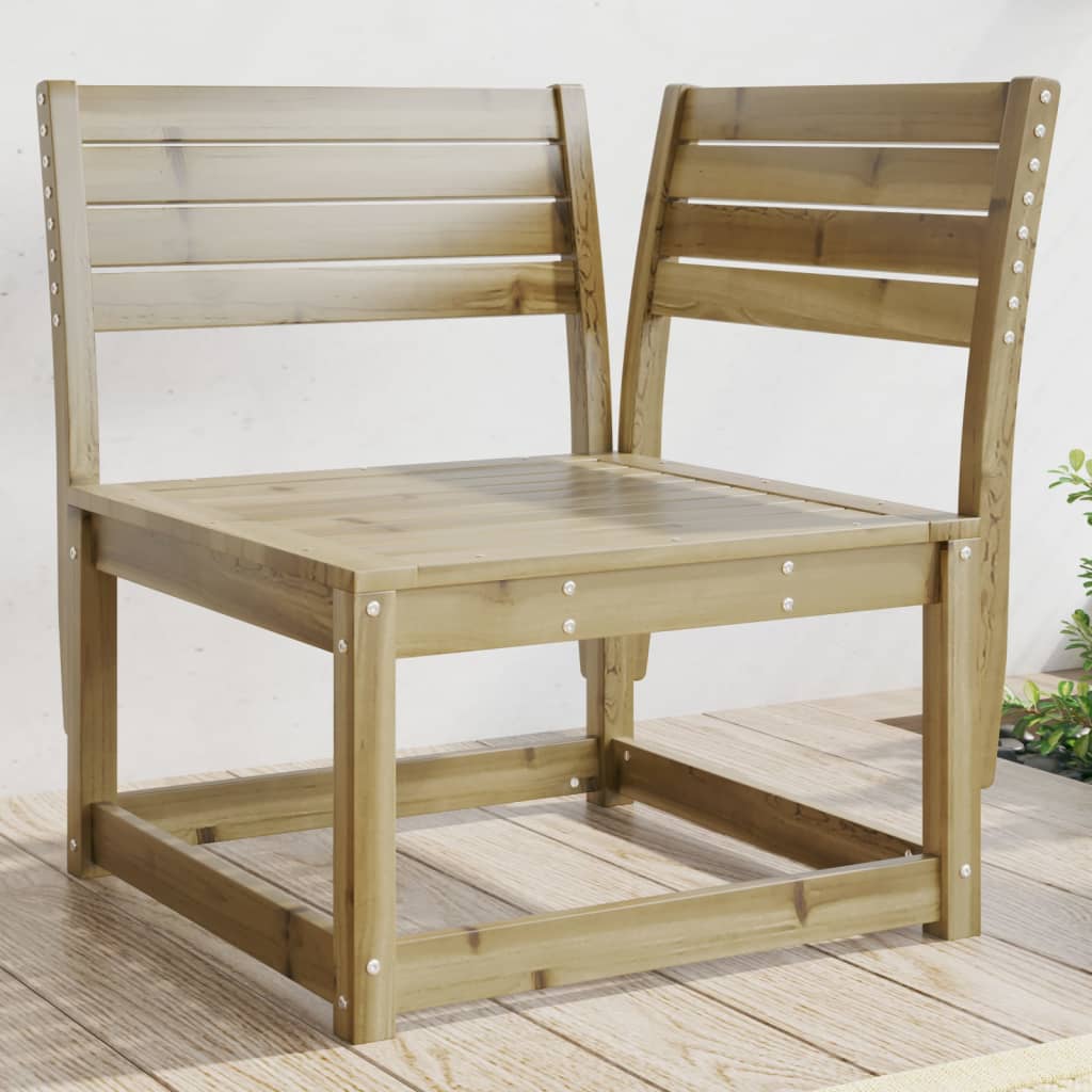 Maison exclusive - sofá esquinero de jardín madera de pino impregnada 73x73x78 cm