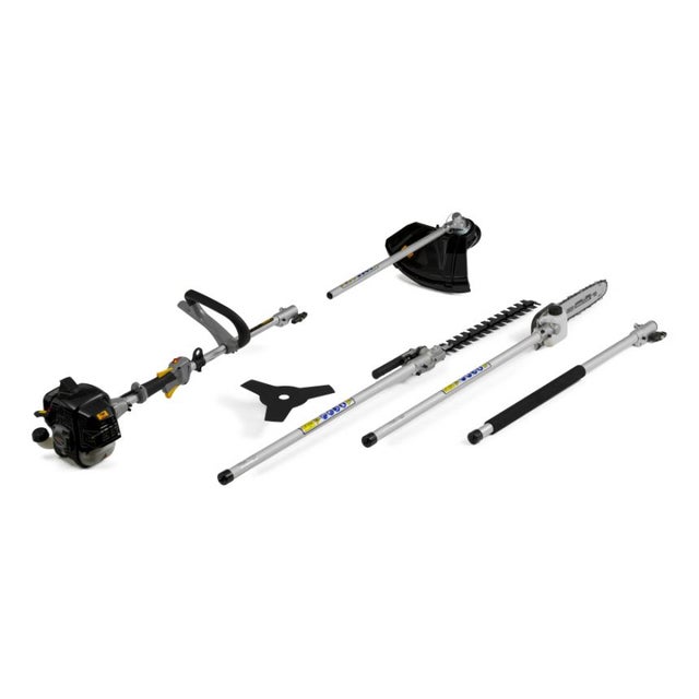 HYUNDAI Débroussailleuse Thermique 43 cm³ Moteur 2 Temps, Lame 3 Dents, Coupe-Bordure 44 cm