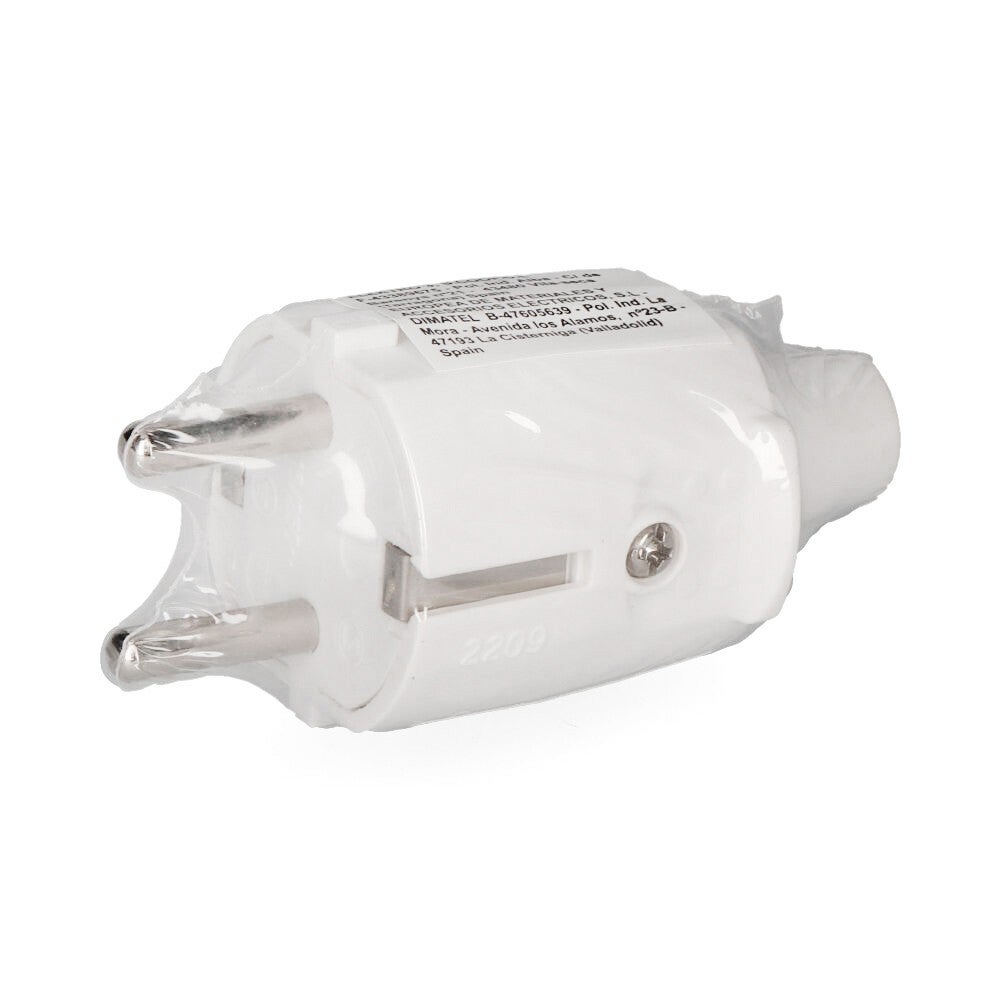 Prise de courant EDM caoutchouc blanc IP44 R42001 - 2