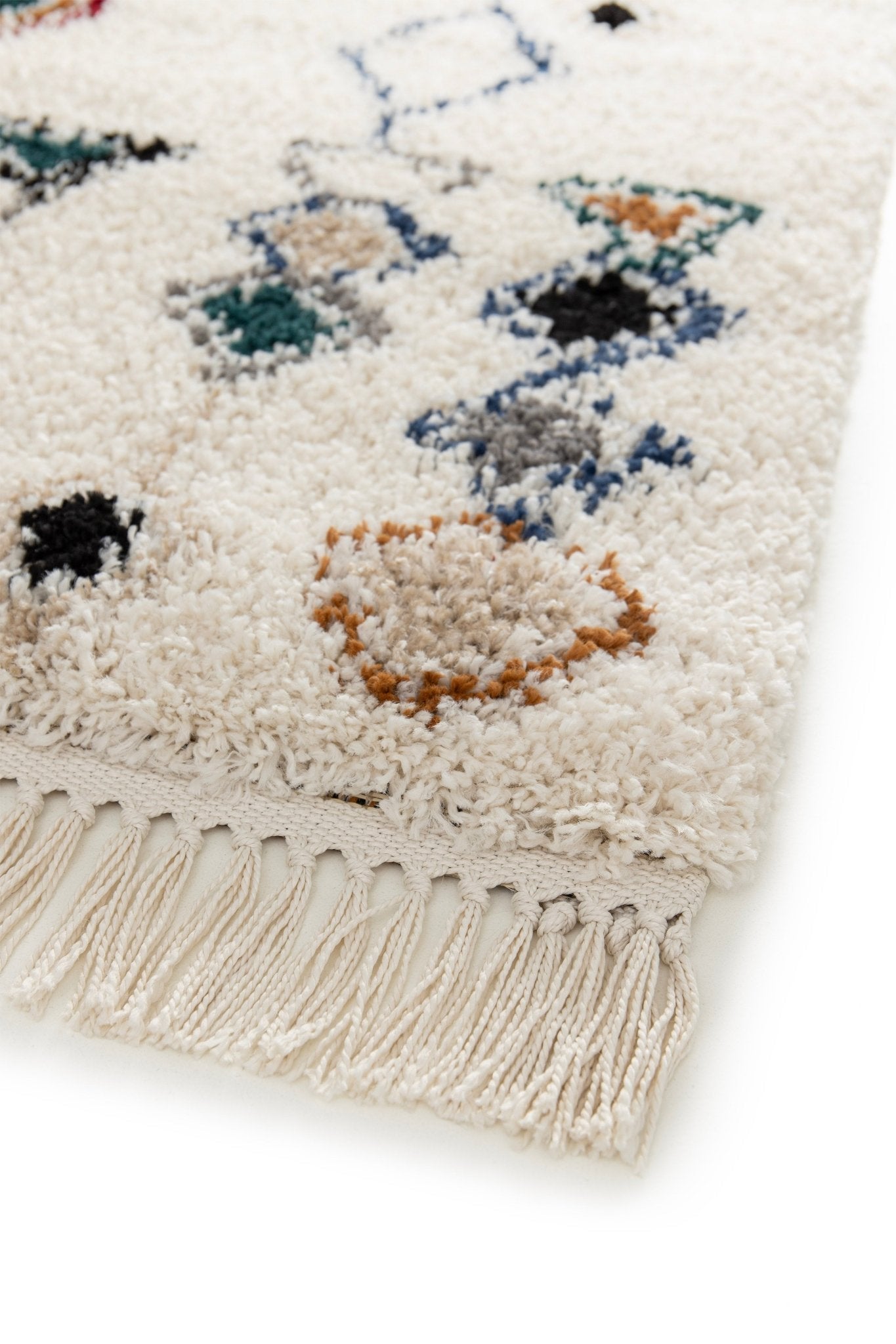 Tapis ethnique à franges inspiration bédouine MOGADOR - 120 x 170 cm - 5