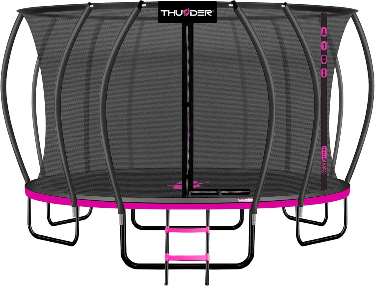 Trampolina Ogrodowa 16ft 488CM do skakania dla dzieci mocna ogromna Thunder