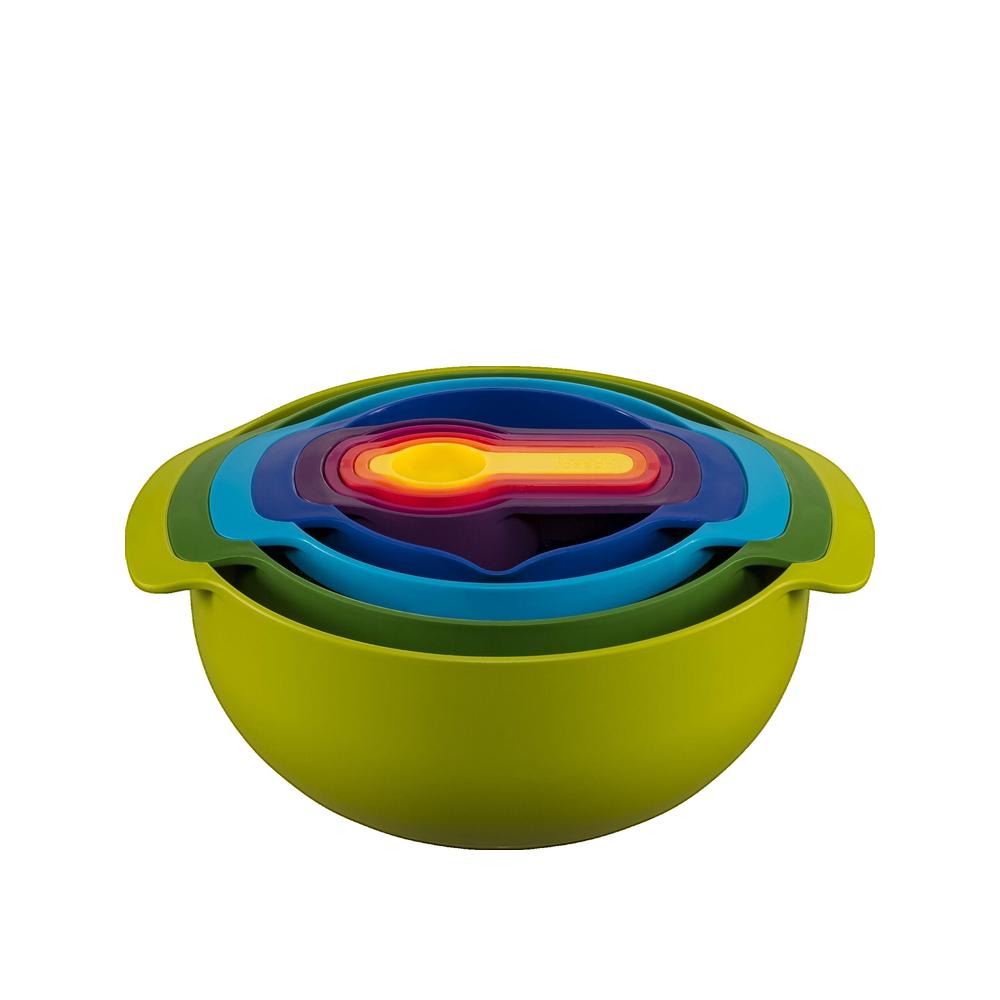 Zestaw Miskek Joseph Joseph Nest 9 Plus Kompaktowy Design i Dokładne Miary