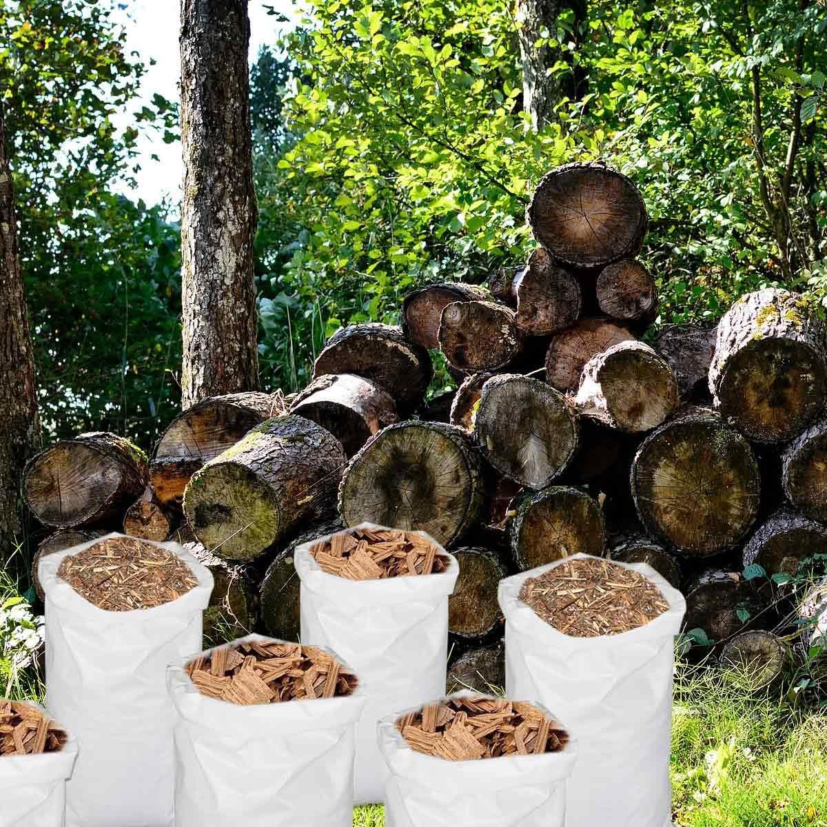 Sac à Gravats,Sac Jardinage Dechets,15 Pièces Sac de Chantier,Sac Gravats Chantier Sac Dechets 60x100 cm - 4