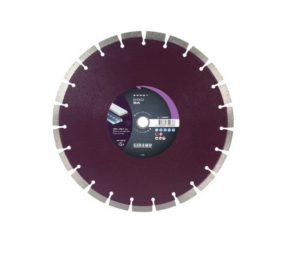 Disque Diamant SIDAMO PRO Pour Coupe Asphalte - Diamètre 350 Mm - Neuf