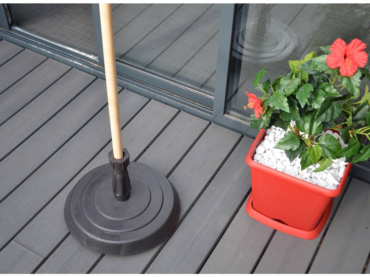 Pied de parasol rond - ø39 x 25 cm - Béton - 3