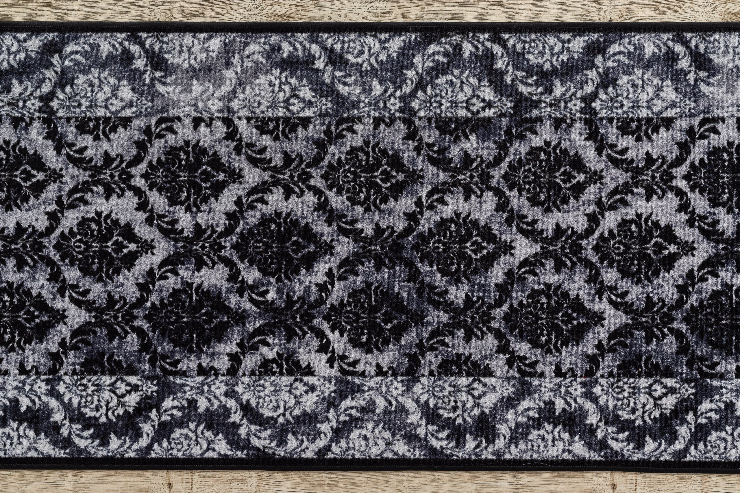 TAPIS DE COULOIR antidérapant ROMANCE 67 cm gris 67x160 cm - 4
