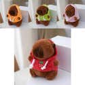 Capybara Jouet Câlin 25 Cm Peluche En 9 Parties Avec Vêtements, Sacs Et Chapeaux - Cadeau Mignon Pour Enfants