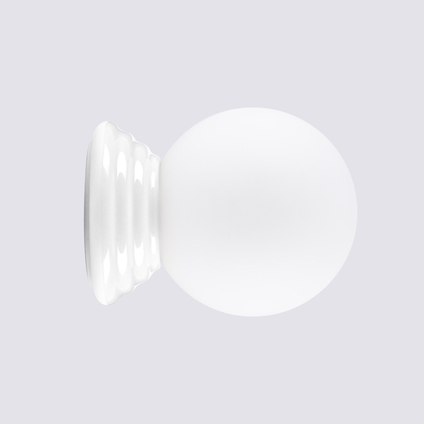 Kinkiet ścienny ceramiczny szkliwiony ZORI biały 1xG9x15W ceramika / gips wym:12x12x16cm IP44 Sollux Lighting - 7