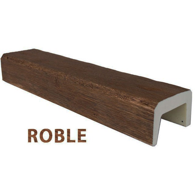 Viga de Imitación Madera color Roble 14,5x8x300 cm fabricada en Poliuretano