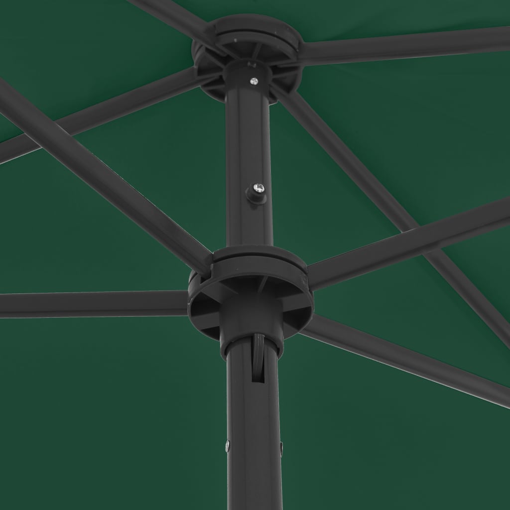 Parasol de plage Vert 180x120 - 3